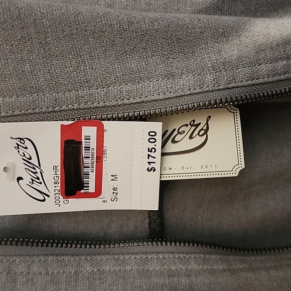 NWT Grayers Medium Thick Cotton Jacket Full Zip Interior Pocket Beautiful Gift - Picture 5 of 8